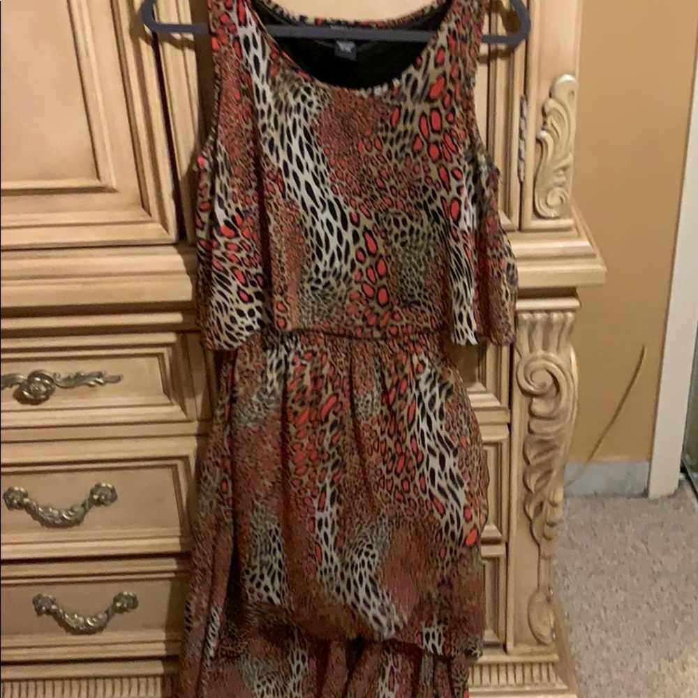 Leopard print dress